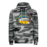 Slate Camo camp more worry less Premium Hoodie - SublimationCraftShop