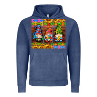 Vintage Denim autism gnomes Vintage Hoodie - AdoDesignShop