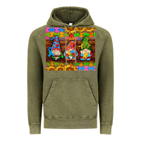 Vintage Olive autism gnomes Vintage Hoodie - AdoDesignShop