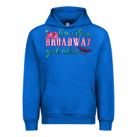 Cobalt leave them broadway girls alone Urban Hoodie - HRA Design Shop