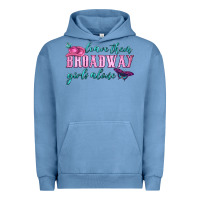 Pigment Pebble Blue leave them broadway girls alone Urban Hoodie - HRA Design Shop