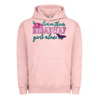 Pigment Salmon leave them broadway girls alone Urban Hoodie - HRA Design Shop