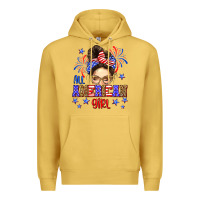 Antique Gold All American girl Premium Hoodie - Neo Western