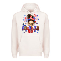 Pale Pink All American girl Premium Hoodie - Neo Western