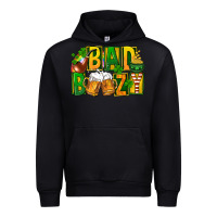 Black bad boozy st patricks Urban Hoodie - FaDigitalArtStudio