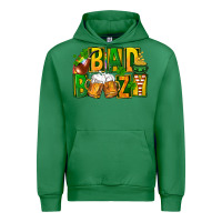 Emerald bad boozy st patricks Urban Hoodie - FaDigitalArtStudio
