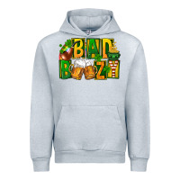 Heather Grey bad boozy st patricks Urban Hoodie - FaDigitalArtStudio