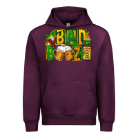 Mauve Wine bad boozy st patricks Urban Hoodie - FaDigitalArtStudio