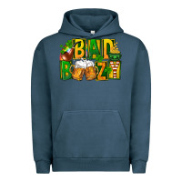 Pigment Midnight Navy bad boozy st patricks Urban Hoodie - FaDigitalArtStudio
