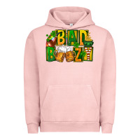 Pigment Salmon bad boozy st patricks Urban Hoodie - FaDigitalArtStudio