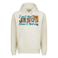 Oatmeal Heather i don't think jesus done it that way Premium Hoodie - HRA Design Shop