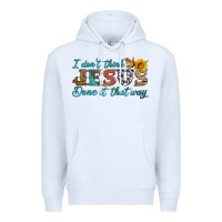 White i don't think jesus done it that way Premium Hoodie - HRA Design Shop