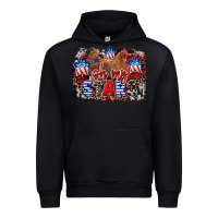Black Oh my stars chicken 4th of july Urban Hoodie - CowGirlArtShop
