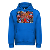 Cobalt Oh my stars chicken 4th of july Urban Hoodie - CowGirlArtShop