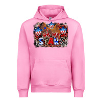 Fuchsia Pink Oh my stars chicken 4th of july Urban Hoodie - CowGirlArtShop