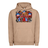 Pigment Burro Oh my stars chicken 4th of july Urban Hoodie - CowGirlArtShop
