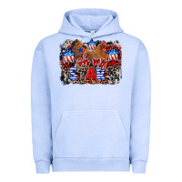 Pigment Grape Ice Oh my stars chicken 4th of july Urban Hoodie - CowGirlArtShop