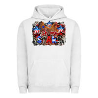 Pigment Lunar Rock Oh my stars chicken 4th of july Urban Hoodie - CowGirlArtShop