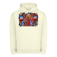 Pigment Pistachio Oh my stars chicken 4th of july Urban Hoodie - CowGirlArtShop