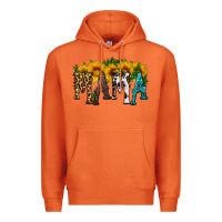 Carrot mama with sunflower Premium Hoodie - HRA Design Shop