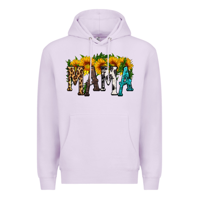 Mama With Sunflower Premium Hoodie by HRA Design Shop | Teevron