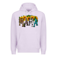 Lilac mama with sunflower Premium Hoodie - HRA Design Shop
