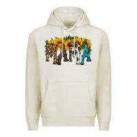 Oatmeal Heather mama with sunflower Premium Hoodie - HRA Design Shop