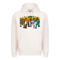 Pale Pink mama with sunflower Premium Hoodie - HRA Design Shop