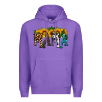 Purple mama with sunflower Premium Hoodie - HRA Design Shop