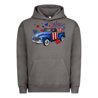 Pigment Tornado 4th of July American flag truck Urban Hoodie - Neo Western