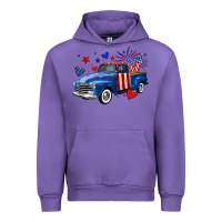 Tulip 4th of July American flag truck Urban Hoodie - Neo Western