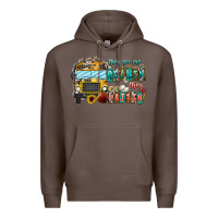 Coffee They See Me Rollin' They Waiting Premium Hoodie - CowhideDigitalArt