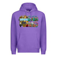 Purple They See Me Rollin' They Waiting Premium Hoodie - CowhideDigitalArt