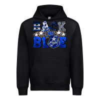 Black Back to blue 4th of July 4th of july Urban Hoodie - CowGirlArtShop