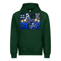 Forest Green Back to blue 4th of July 4th of july Urban Hoodie - CowGirlArtShop