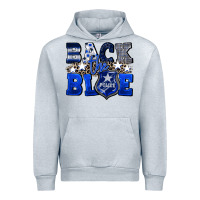 Heather Grey Back to blue 4th of July 4th of july Urban Hoodie - CowGirlArtShop