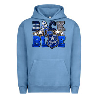 Pigment Pebble Blue Back to blue 4th of July 4th of july Urban Hoodie - CowGirlArtShop
