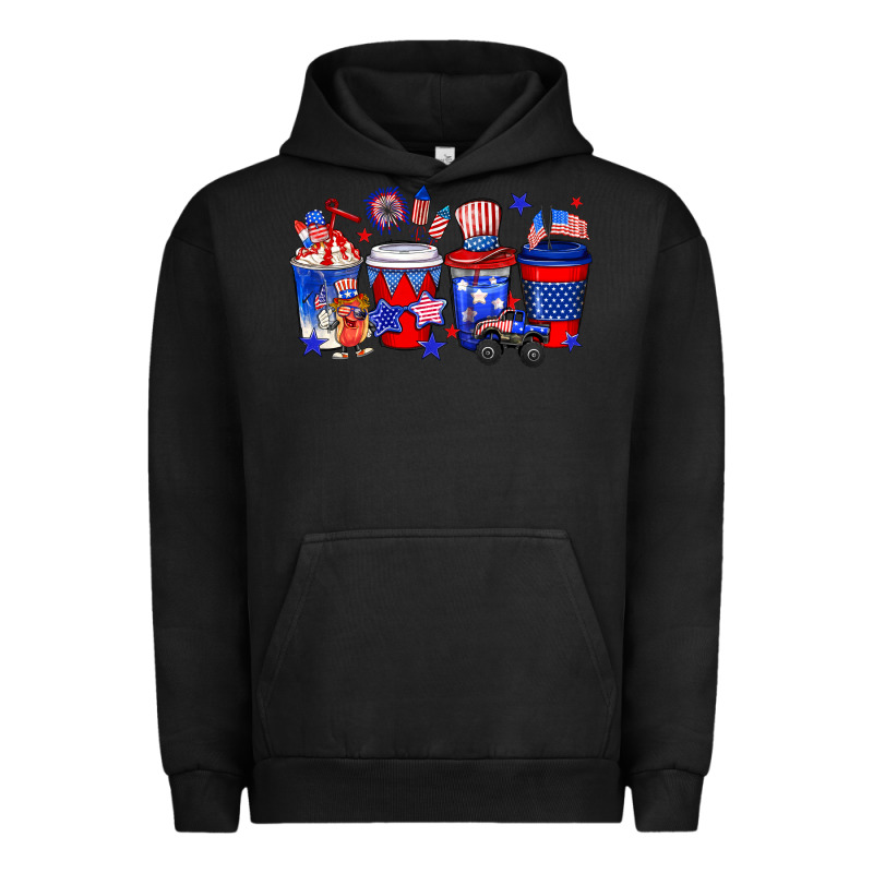 4th Of July Coffee Drinks Urban Hoodie by Neo Western | Teevron