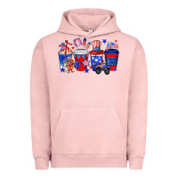 Pigment Salmon 4th of July coffee drinks Urban Hoodie - Neo Western
