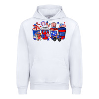 White 4th of July coffee drinks Urban Hoodie - Neo Western
