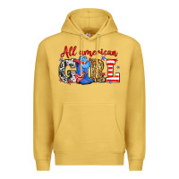 Antique Gold All American girl Premium Hoodie - Neo Western