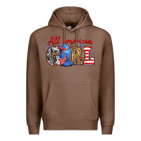 Chestnut All American girl Premium Hoodie - Neo Western