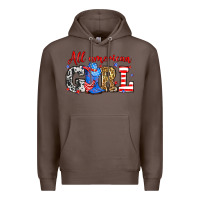 All American Girl Premium Hoodie | Teevron