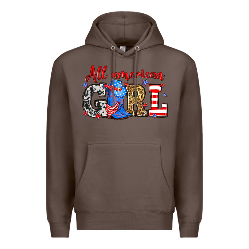 All American Girl Premium Hoodie by Neo Western | Teevron