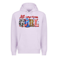 Lilac All American girl Premium Hoodie - Neo Western