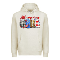 Oatmeal Heather All American girl Premium Hoodie - Neo Western