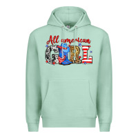 Seafoam All American girl Premium Hoodie - Neo Western