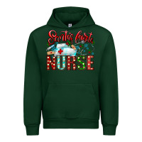 Forest Green santa is favorite nurse Urban Hoodie - CowhideDigitalArt