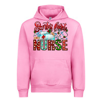 Fuchsia Pink santa is favorite nurse Urban Hoodie - CowhideDigitalArt