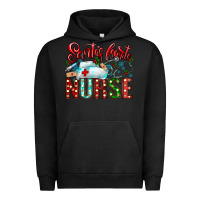 Pigment Black santa is favorite nurse Urban Hoodie - CowhideDigitalArt